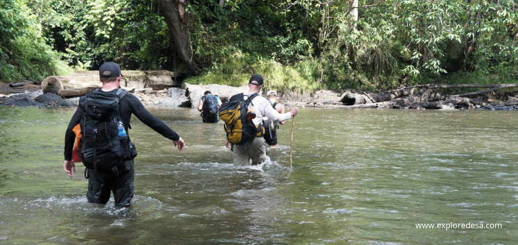 Cross Borneo Jungle Expedition , This Trip is many times for Crossing  White River and Jungle