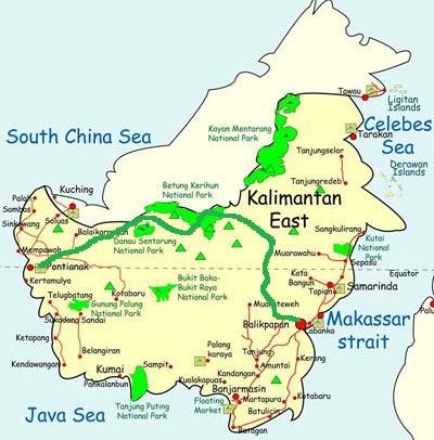 across borneo expedition Maps