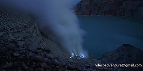 Kawah Ijen on Night