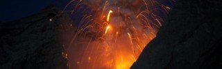 Strombolian Eruption, this always continues even no reported of activity since 2006